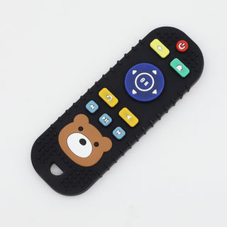 Remote Shaped Food Grade Silicone Anti Eating Hand Teether